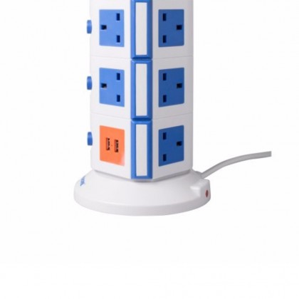 SafeMore SM-2U005 5 layer Outlets Power Strips with 2 or 4 USB Charging Ports SafeMore SM-2U005 5 layer Outlets Power Strips with 2 or 4 USB Charging Ports