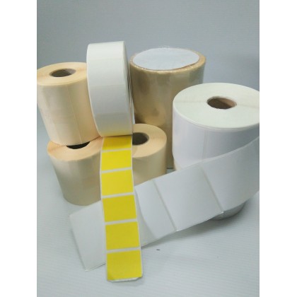 10 Roll 35mm x 25mm Blank Barcode Label Sticker ( 2000 pcs per roll ) 35x25