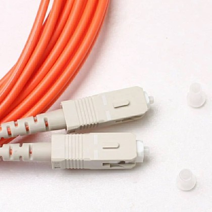 Dintek Fiber Patch Cord 50/125um Multi mode (MM) SC - SC 3 Meter Cable Dintek Fiber Patch Cord 50/125um Multi mode (MM) SC - SC 3 Meter Cable