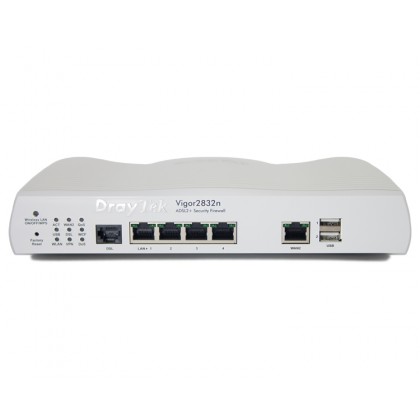 Draytek Vigor 2832n xDSL Router ( ADSL2 + Dual-WAN Security Router ) Draytek Vigor 2832n xDSL Router ( ADSL2 + Dual-WAN Security Router )