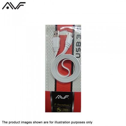 AVF S-Smartphone 3 Micro USB 3.0 5Gbps Super Speed Sync & Charge Cable - White AVF S-Smartphone 3 Micro USB 3.0 5Gbps Super Speed Sync & Charge Cable - White