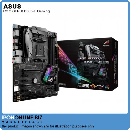 Asus ROG STRIX B350-F Gaming AMD RYZEN AM4 DDR4 HDMI M.2 USB 3.1 ATX B350 Gaming First Technology Motherboard