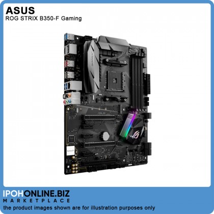 Asus ROG STRIX B350-F Gaming AMD RYZEN AM4 DDR4 HDMI M.2 USB 3.1 ATX B350 Gaming First Technology Motherboard