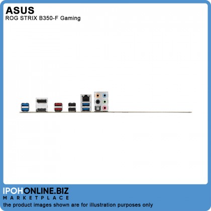 Asus ROG STRIX B350-F Gaming AMD RYZEN AM4 DDR4 HDMI M.2 USB 3.1 ATX B350 Gaming First Technology Motherboard