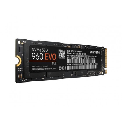 SAMSUNG 960 EVO M.2 250GB NVMe PCI-Express 3.0 x4 Internal Solid State Drive SSD SAMSUNG 960 EVO M.2 250GB NVMe PCI-Express 3.0 x4 Internal Solid State Drive SSD