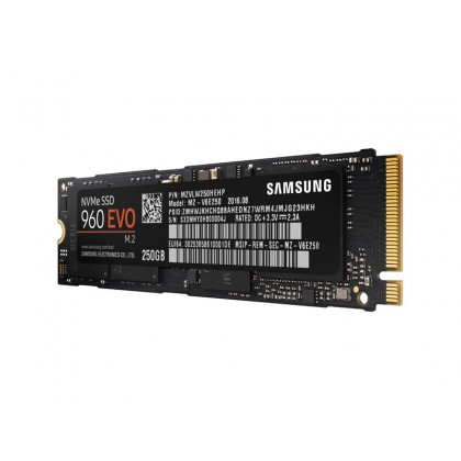 SAMSUNG 960 EVO M.2 250GB NVMe PCI-Express 3.0 x4 Internal Solid State Drive SSD SAMSUNG 960 EVO M.2 250GB NVMe PCI-Express 3.0 x4 Internal Solid State Drive SSD