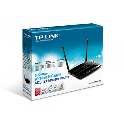 TP-LINK TD-W8970 300MBPS WIRELESS N GIGABIT 3G ADSL2+ MODEM ROUTER