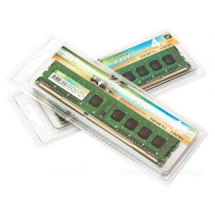 Silicon Power 4GB DDR3L 1600 Low Voltage UDIMM Desktop Memory - SP004GLLTU160N02 Silicon Power 4GB DDR3L 1600 Low Voltage UDIMM Desktop Memory - SP004GLLTU160N02