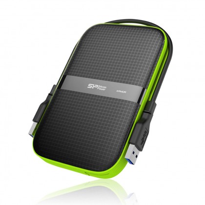 Silicon Power Armor A60 Shockproof & Water-resistant 1TB USB 3.0 Portable Hard Drive - Free Type C Cable Silicon Power Armor A60 Shockproof & Water-resistant 1TB USB 3.0 Portable Hard Drive - Free Type C Cable