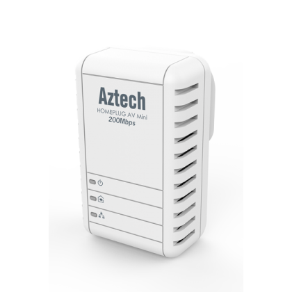 Aztech HL113E HomePlug AV 200Mbps Ethernet Adapter - Twin Pack Aztech HL113E HomePlug AV 200Mbps Ethernet Adapter - Twin Pack