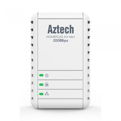 Aztech HomePlug AV 200Mbps HL113E + HL113EW Powerline Networking WiFi Kit Aztech HomePlug AV 200Mbps HL113E + HL113EW Powerline Networking WiFi Kit