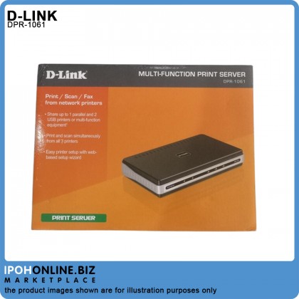 D-Link DPR-1061 Multi Function Print Server - Parallel & USB port D-Link DPR-1061 Multi Function Print Server - Parallel & USB port