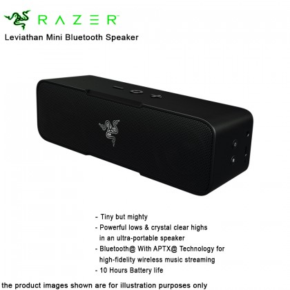 Razer Leviathan Mini Bluetooth Speaker with APTX Technology Razer Leviathan Mini Bluetooth Speaker with APTX Technology