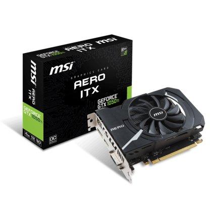 MSI GeForce® GT 1050  AERO ITX 4G OCV1 Gaming Mining Ready Graphics Card