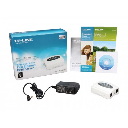TP-LINK TL-PS110U Single USB 2.0 Port Fast Ethernet Print Server - Internet printing Protocol IPP SMB TP-LINK TL-PS110U Single USB 2.0 Port Fast Ethernet Print Server - Internet printing Protocol IPP SMB