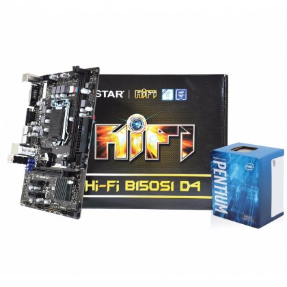 BIOSTAR HI-FI B150S1 D4 Intel B150 LGA 1151 DDR4 VGA DVI-D USB 3.0 Micro ATX Motherboard + Intel Pentium G4600 3.6 GHz Dual-Core LGA 1151 Kaby Lake Desktop Processor + FREE Mystery Gift BIOSTAR HI-FI B150S1 D4 Intel B150 LGA 1151 DDR4 VGA DVI-D USB 3.0 Micro ATX Motherboard + Intel Pentium G4600 3.6 GHz Dual-Core LGA 1151 Kaby Lake Desktop Processor + FREE Mystery Gift