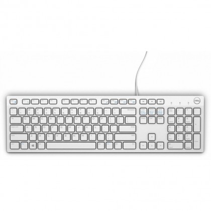 DELL KB216 Multimedia USB Chiclet Keyboard - White