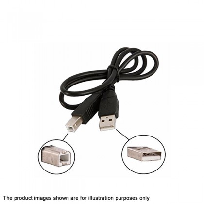 1.5m Black USB 2.0 Printer Cable 1.5m Black USB 2.0 Printer Cable