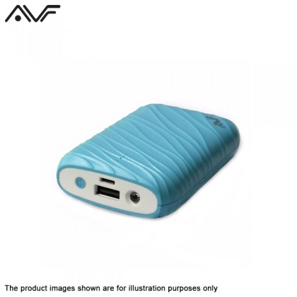 AVF Cobbiestone Portable Power Bank with 10400 mAH - Blue PowerBank AVF Cobbiestone Portable Power Bank with 10400 mAH - Blue PowerBank