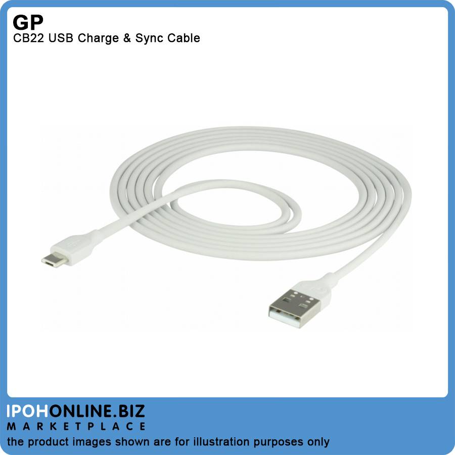 GP CB22 Micro USB Charge & Sync 2 Meter Round Cable