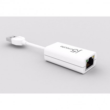 J5 Create JUE125 USB 2.0 Ethernet Adapter - For Windows / Apple Macbook / Surface RT J5 Create JUE125 USB 2.0 Ethernet Adapter - For Windows / Apple Macbook / Surface RT