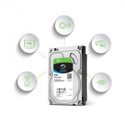 Seagate 3TB SkyHawk CCTV Surveillance SATA 6Gb/s 64MB Cache 3.5-Inch Internal Hard Drive ST3000VX010 Seagate 3TB SkyHawk CCTV Surveillance SATA 6Gb/s 64MB Cache 3.5-Inch Internal Hard Drive ST3000VX010