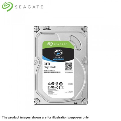Seagate 3TB SkyHawk CCTV Surveillance SATA 6Gb/s 64MB Cache 3.5-Inch Internal Hard Drive ST3000VX010 Seagate 3TB SkyHawk CCTV Surveillance SATA 6Gb/s 64MB Cache 3.5-Inch Internal Hard Drive ST3000VX010