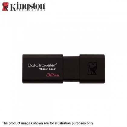 Kingston DataTraveler 100 G3 32GB USB 3.1 Gen 1 / 3.0 / 2.0 Flash Drive LATEST Kingston DataTraveler 100 G3 32GB USB 3.1 Gen 1 / 3.0 / 2.0 Flash Drive LATEST