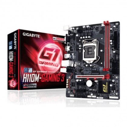GIGABYTE H110M G1 Gaming 3 Intel H110 LGA 1151 DDR4 HDMI VGA USB3 Skylake KabyLake MicroATX Motherboard - F20 BIOS GIGABYTE H110M G1 Gaming 3 Intel H110 LGA 1151 DDR4 HDMI VGA USB3 Skylake KabyLake MicroATX Motherboard - F20 BIOS