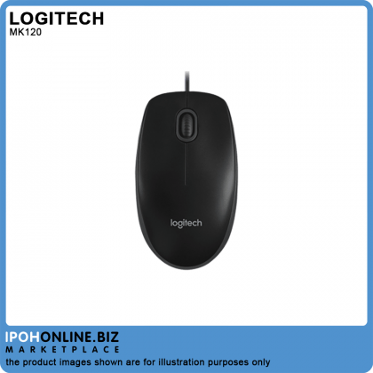 Logitech MK120 Corded USB Keyboard And Mouse Combo Logitech MK120 Corded USB Keyboard And Mouse Combo