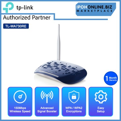 TP-LINK 150Mbps WIRELESS N Range Extender (TL-WA730RE) TP-LINK 150Mbps WIRELESS N Range Extender (TL-WA730RE)