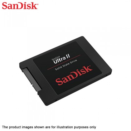 SanDisk Ultra II 240GB SATA 6G/s 2.5-Inch 7mm Height Solid State Drive SSD with Read Up To 550MB/s SanDisk Ultra II 240GB SATA 6G/s 2.5-Inch 7mm Height Solid State Drive SSD with Read Up To 550MB/s