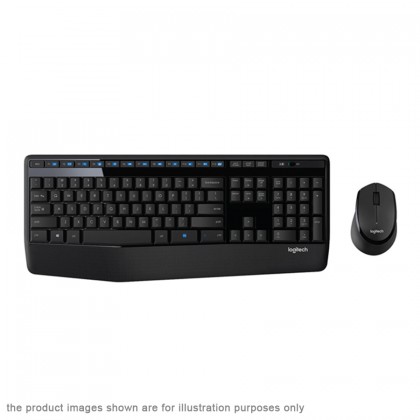 Logitech MK345 Wireless Combo Keyboard and Mouse (Black) Logitech MK345 Wireless Combo Keyboard and Mouse (Black)