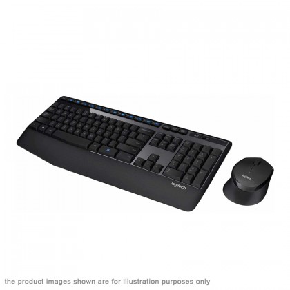Logitech MK345 Wireless Combo Keyboard and Mouse (Black) Logitech MK345 Wireless Combo Keyboard and Mouse (Black)