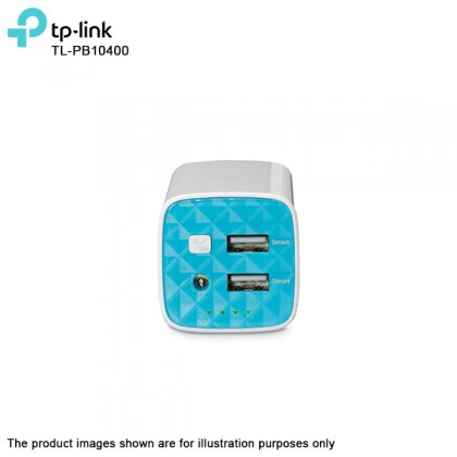 TP-LINK TL-PB10400 High Capacity 10400mAh Dual-Port Portable USB Battery Charger Power Bank For Smartphones & Tablets TP-LINK TL-PB10400 High Capacity 10400mAh Dual-Port Portable USB Battery Charger Power Bank For Smartphones & Tablets