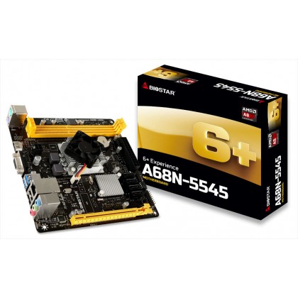 Biostar A68N-5545 AMD A8-5545 Quad Core APU VGA HDMI DDR3 Mini ITX BASIC Gaming Motherboard