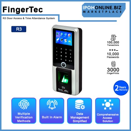 FingerTec R3 2nd Generation Door Access & Time Attendance Device AWDMS FingerTec R3 2nd Generation Door Access & Time Attendance Device AWDMS