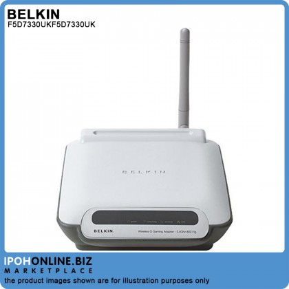 Belkin F5D7330UK 802.11g 54Mbps Wireless Ethernet Bridge Belkin F5D7330UK 802.11g 54Mbps Wireless Ethernet Bridge