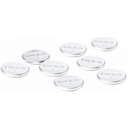 IKEA CR 2032 3V Plattboj 8 pcs Lithium Battery IKEA CR 2032 3V Plattboj 8 pcs Lithium Battery
