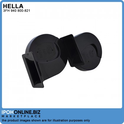 Hella 3FH 940 800-821 Black Sleek 24V Horn Set Hella 3FH 940 800-821 Black Sleek 24V Horn Set