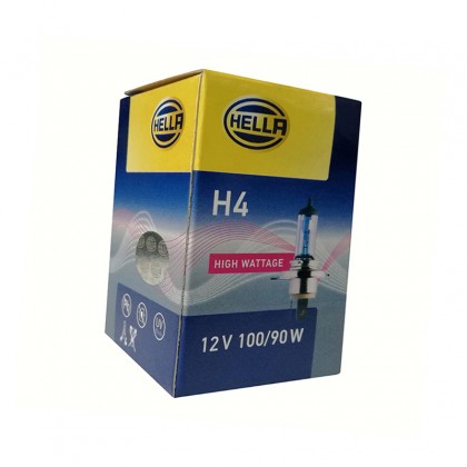 Hella High Wattage H4 12V 100/90W 8GJ 178 555-631 P43T Standard Bulb Hella High Wattage H4 12V 100/90W 8GJ 178 555-631 P43T Standard Bulb