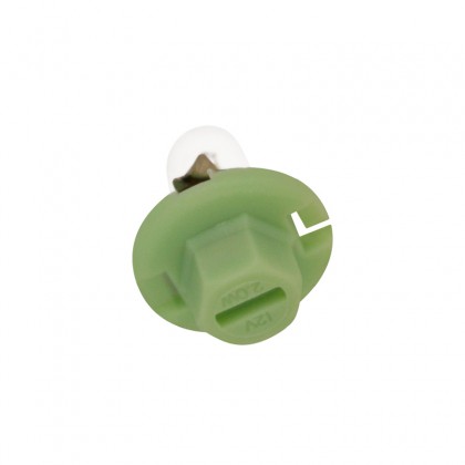 Trifa Plastic Base Lamps White-Green 02717 2W 12V For Proton Meter Panel Bulb - 10 Pieces Trifa Plastic Base Lamps White-Green 02717 2W 12V For Proton Meter Panel Bulb - 10 Pieces