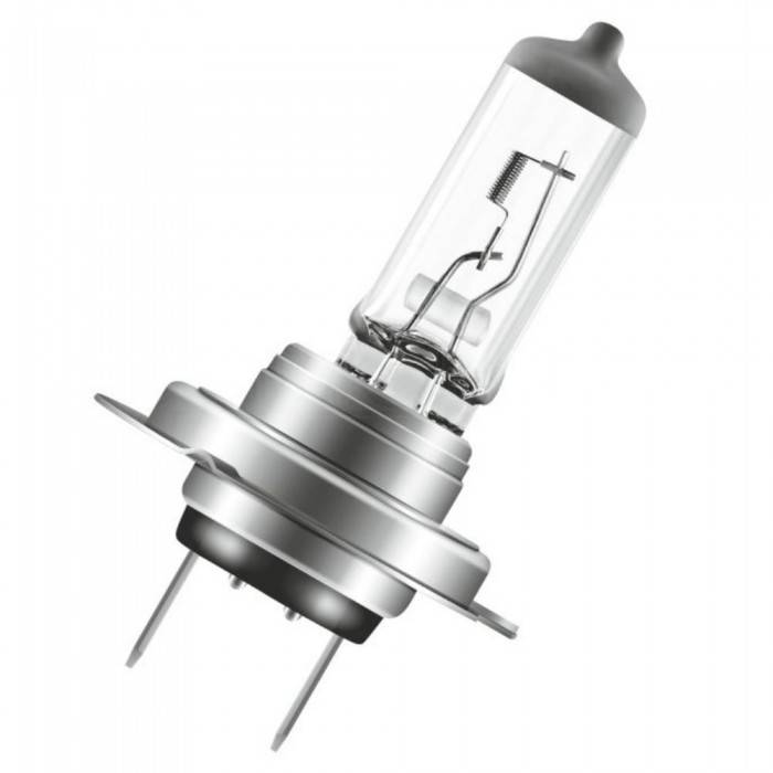 OSRAM Original H7 Halogen Bulbs – 12V 55W – 4 Pieces (64210) – Front Headlight Lamps