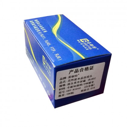 OEM EBETTER RJ45 Cat5 Modular Plug Network Connector (100pcs) OEM EBETTER RJ45 Cat5 Modular Plug Network Connector (100pcs)