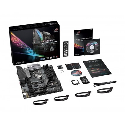 ASUS ROG STRIX Z270F Intel LGA 1151 DDR4 M.2 SATA USB 3.1 DP HDMI DVI 4+3 GPU Mining Gaming ATX Motherboard ASUS ROG STRIX Z270F Intel LGA 1151 DDR4 M.2 SATA USB 3.1 DP HDMI DVI 4+3 GPU Mining Gaming ATX Motherboard