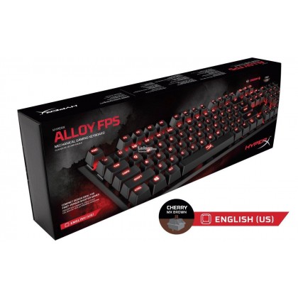 Kingston HyperX Alloy FPS Cherry MX Brown Mechanical Gaming Keyboard HX-KB1BR1-NA/A3 Kingston HyperX Alloy FPS Cherry MX Brown Mechanical Gaming Keyboard HX-KB1BR1-NA/A3