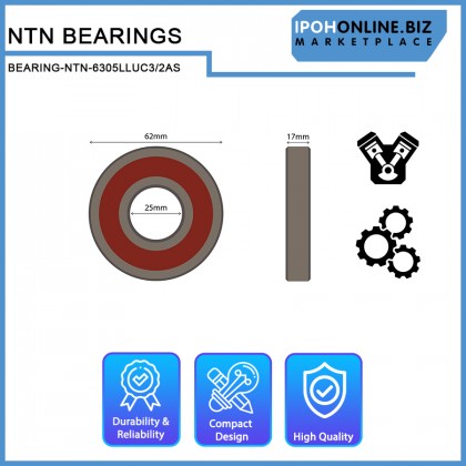 NTN 6302LLUC3/5K Deep Groove Ball Bearing 6300 series LLU C3 / 5K NTN 6302LLUC3/5K Deep Groove Ball Bearing 6300 series LLU C3 / 5K