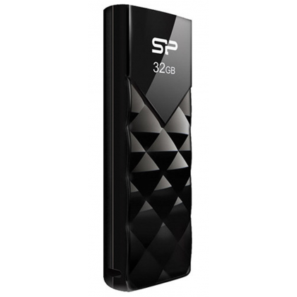 Silicon Power USB 2.0 SP032GBUF2U03V1K Ultima U03 32GB LED Indicator Flash Drive