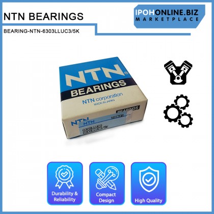 NTN 6303LLUC3/5K Deep Groove Ball Bearing 6300 series LLU C3 / 5K NTN 6303LLUC3/5K Deep Groove Ball Bearing 6300 series LLU C3 / 5K