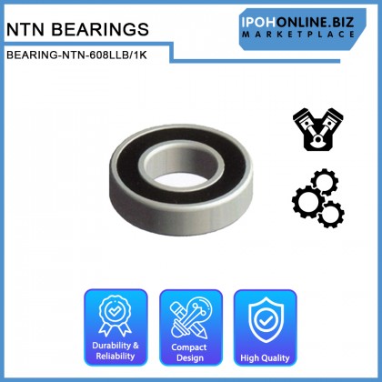 NTN 608LLB/1K Single Row Deep Groove Ball Bearing 8mm x 22mm x 7mm NTN 608LLB/1K Single Row Deep Groove Ball Bearing 8mm x 22mm x 7mm